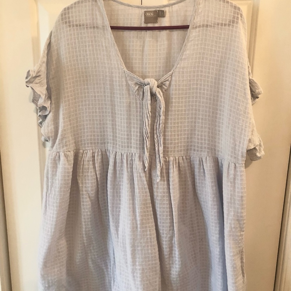 ASOS Blue Babydoll Style Dress